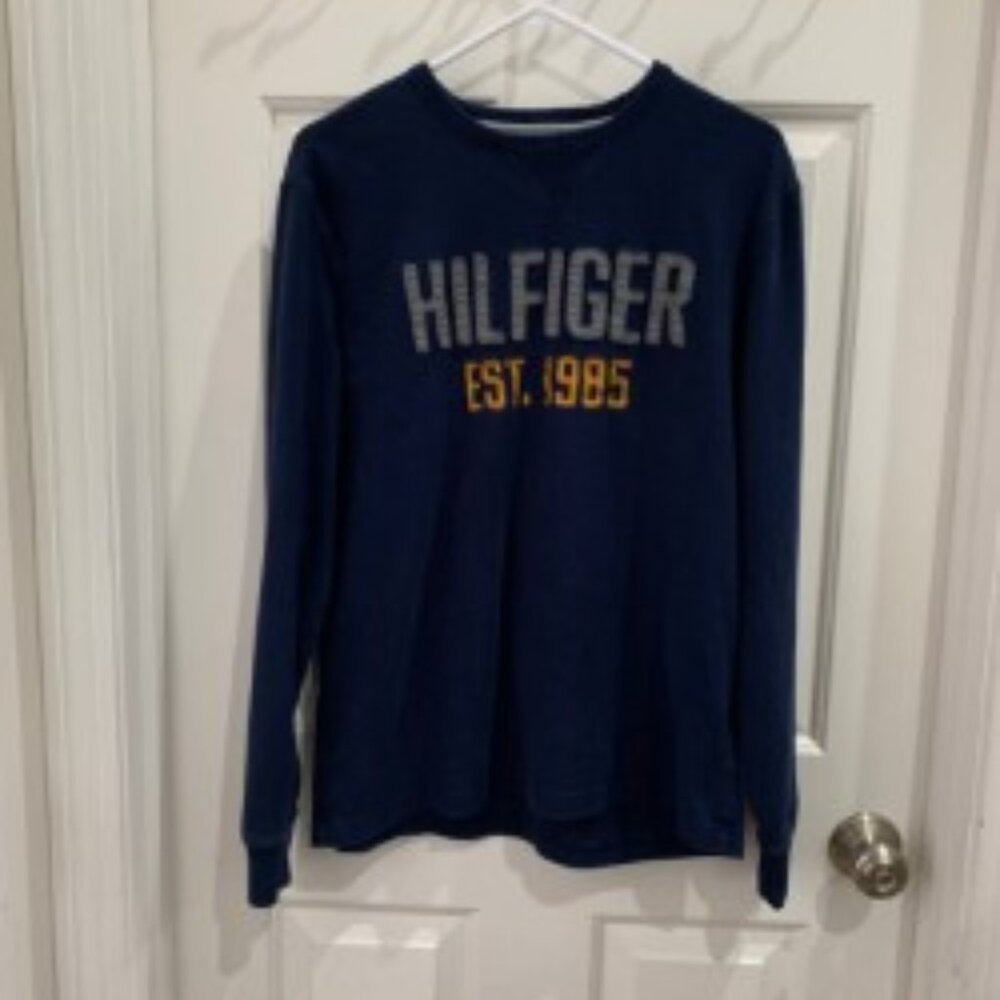 Tommy Hilfiger Long Sleeve Shirt, Men's Medium